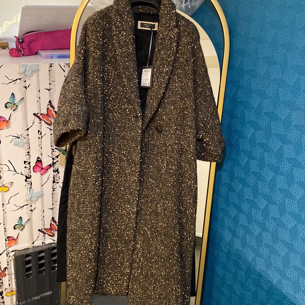 Brown wool coat